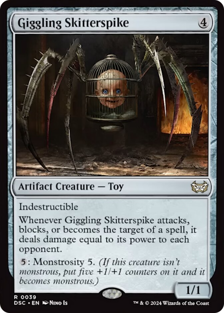 Giggling Skitterspike [Duskmourn: House of Horror Commander] | Gear Gaming Bentonville