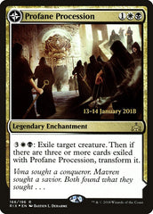 Profane Procession // Tomb of the Dusk Rose [Rivals of Ixalan Prerelease Promos] | Gear Gaming Bentonville