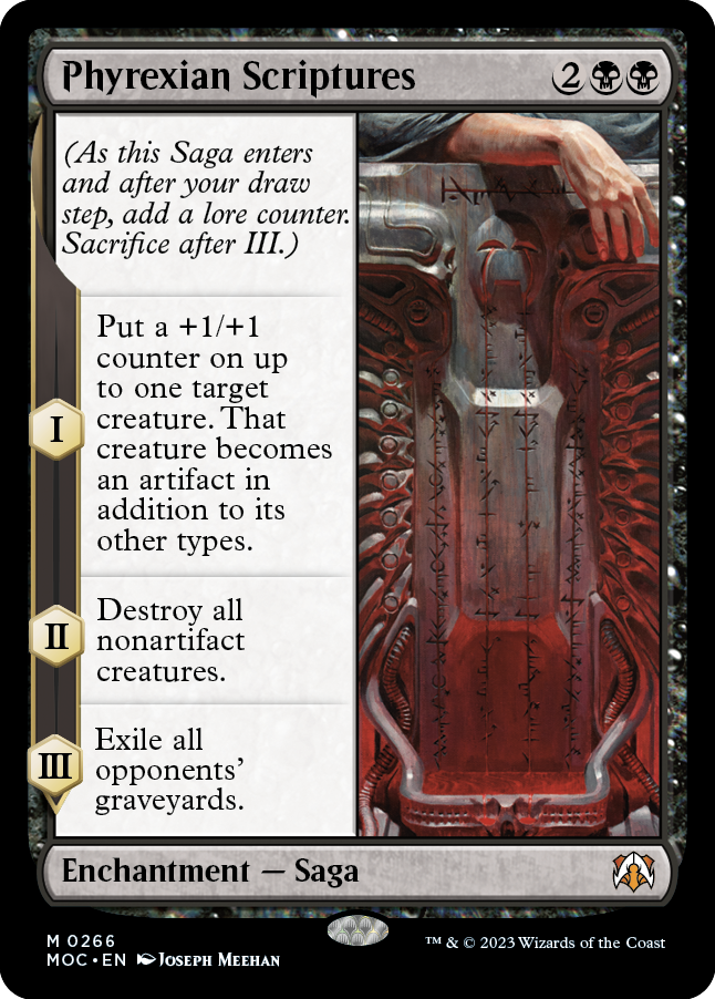 Phyrexian Scriptures [March of the Machine Commander] | Gear Gaming Bentonville