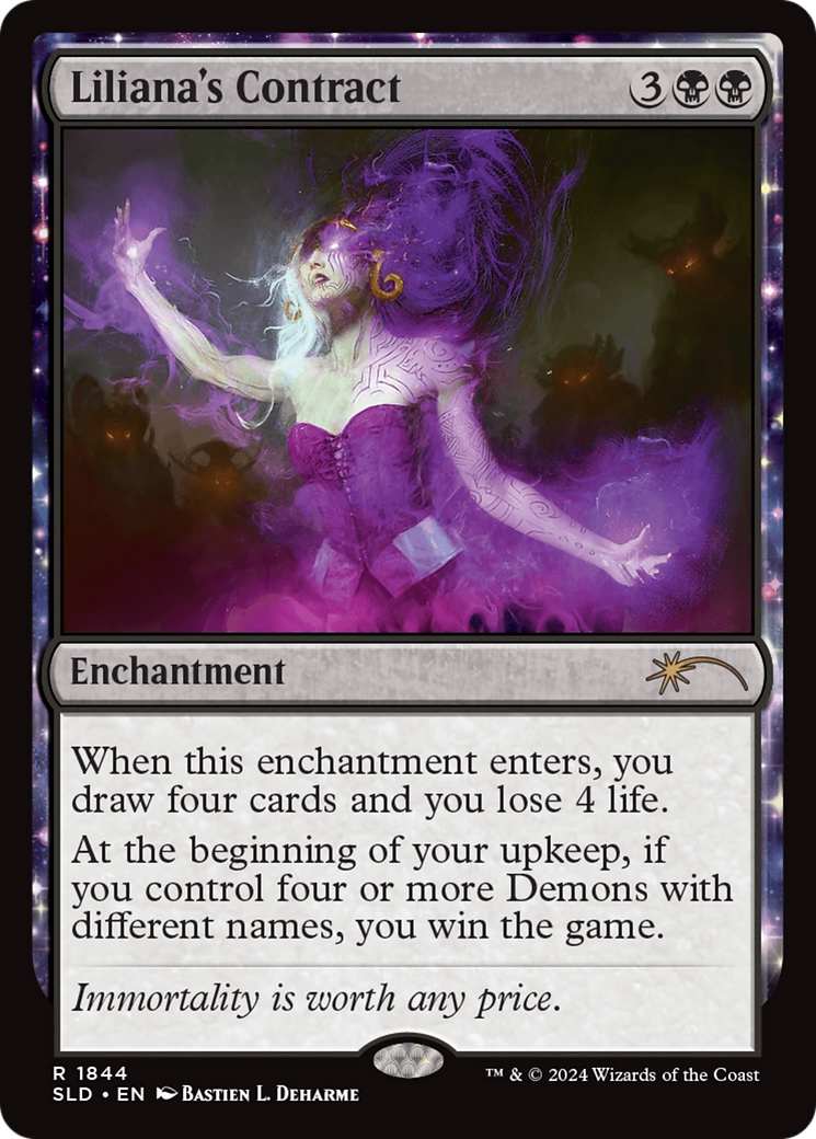Liliana's Contract (1844) [Secret Lair Drop Series] | Gear Gaming Bentonville