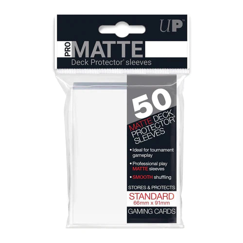 Regular Pro-Matte Sleeves – Clear (50ct) | Gear Gaming Bentonville