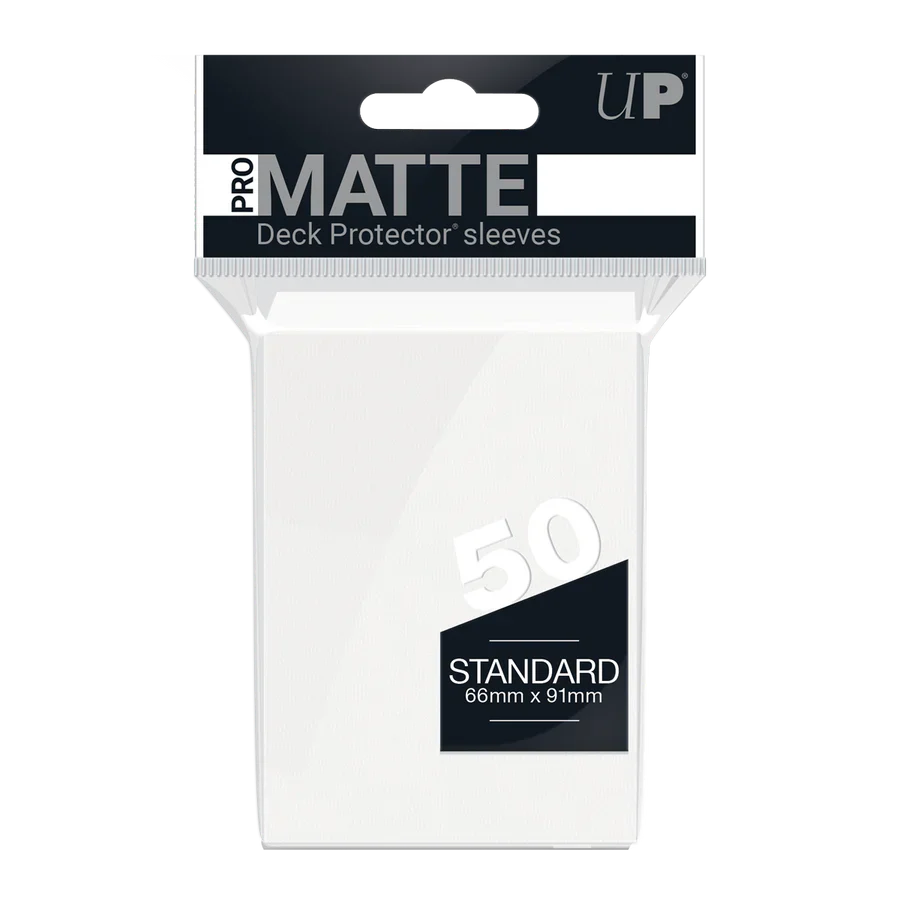 Regular Pro-Matte Sleeves – White (50ct) | Gear Gaming Bentonville