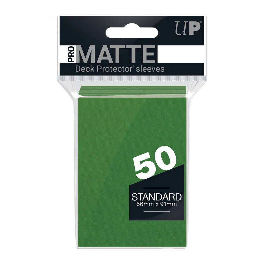 Regular Pro-Matte Sleeves – Green (50ct) | Gear Gaming Bentonville
