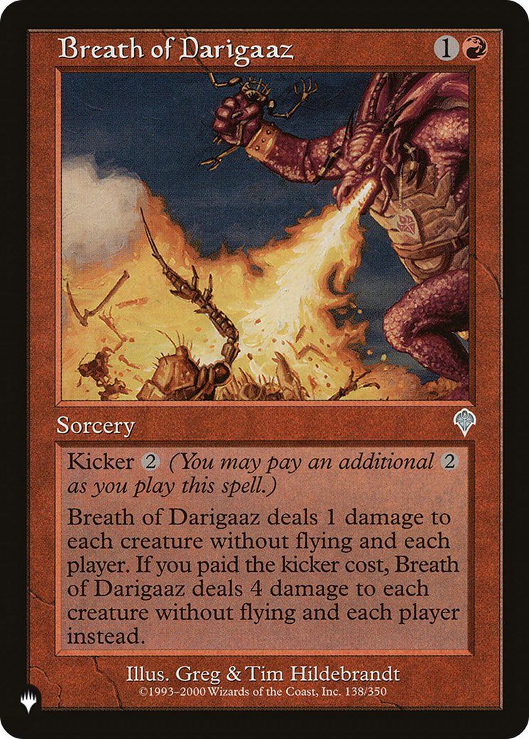 Breath of Darigaaz [The List Reprints] | Gear Gaming Bentonville