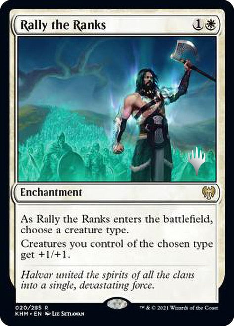 Rally the Ranks (Promo Pack) [Kaldheim Promos] | Gear Gaming Bentonville