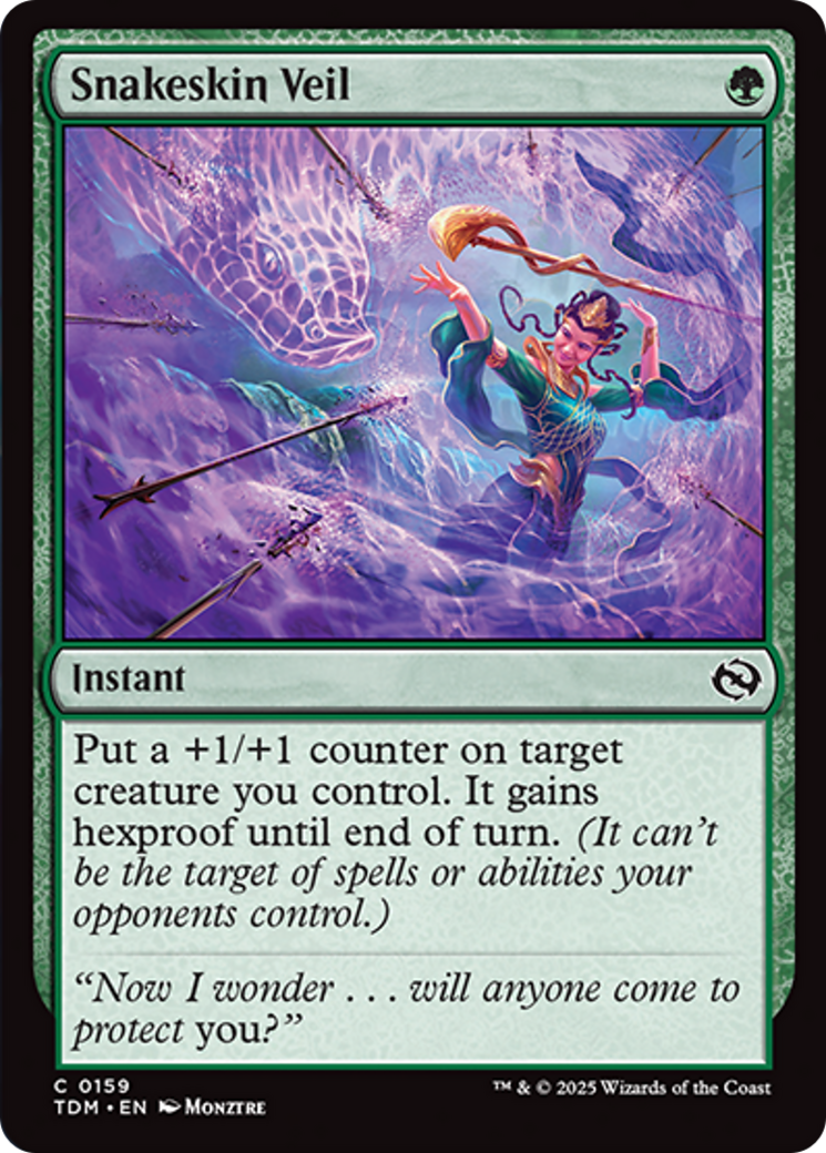 Snakeskin Veil [Tarkir: Dragonstorm] | Gear Gaming Bentonville