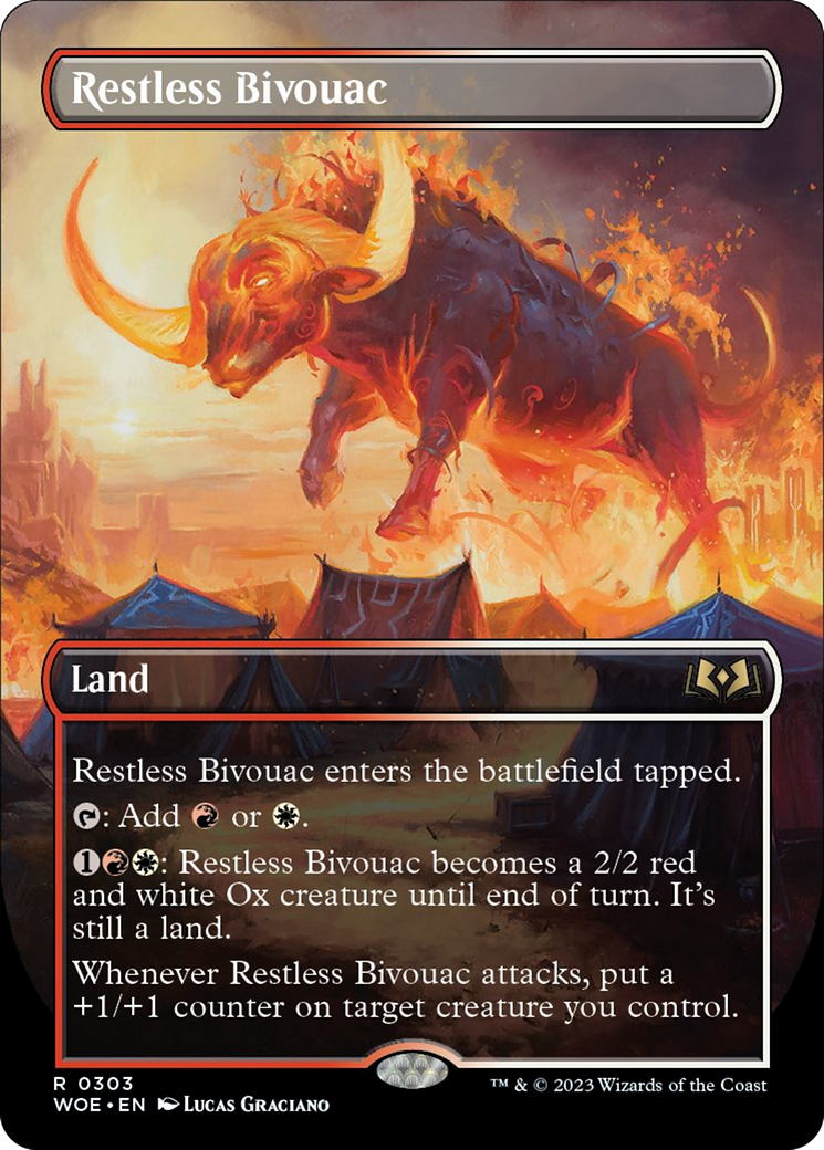 Restless Bivouac (Borderless Alternate Art) [Wilds of Eldraine] | Gear Gaming Bentonville