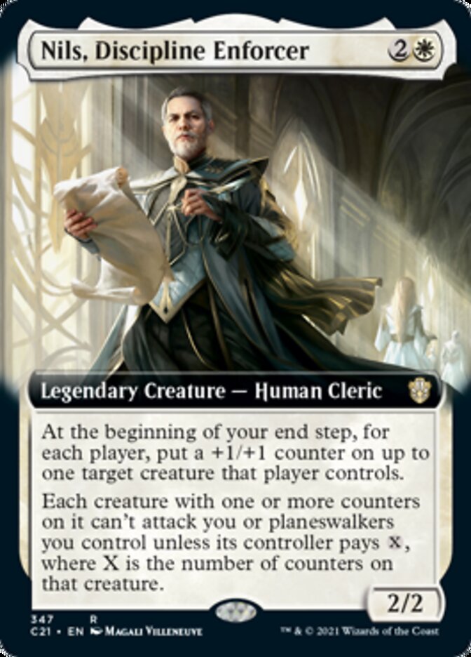 Nils, Discipline Enforcer (Extended Art) [Commander 2021] | Gear Gaming Bentonville