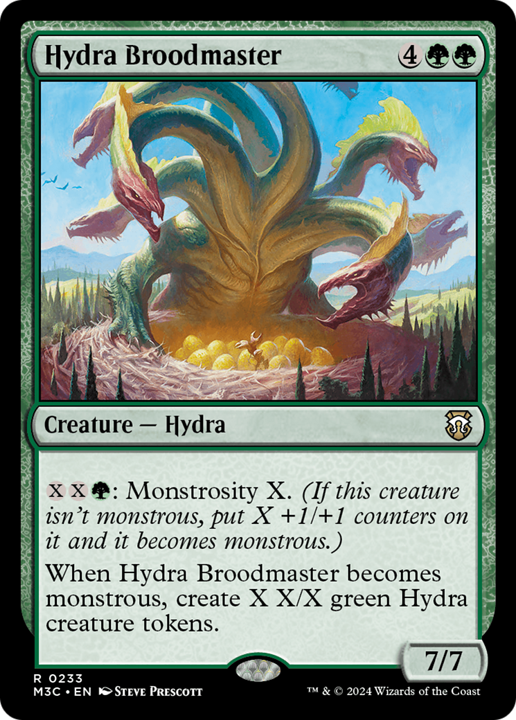 Hydra Broodmaster (Ripple Foil) [Modern Horizons 3 Commander] | Gear Gaming Bentonville