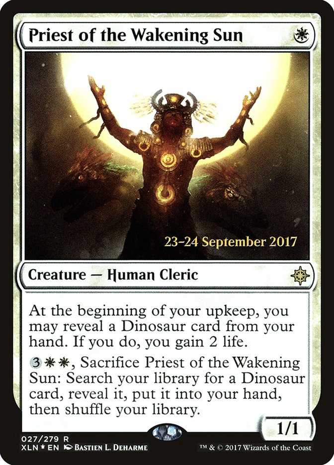 Priest of the Wakening Sun [Ixalan Prerelease Promos] | Gear Gaming Bentonville