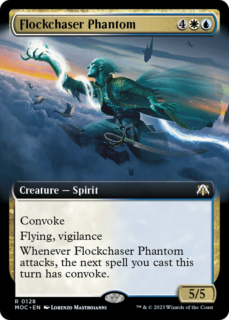 Flockchaser Phantom (Extended Art) [March of the Machine Commander] | Gear Gaming Bentonville