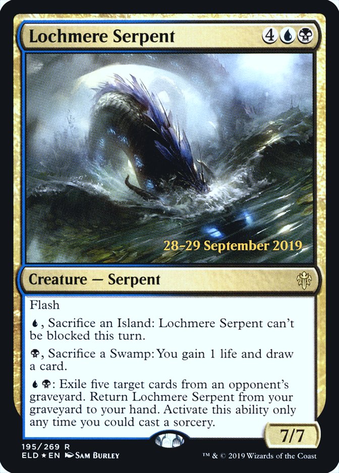 Lochmere Serpent [Throne of Eldraine Prerelease Promos] | Gear Gaming Bentonville