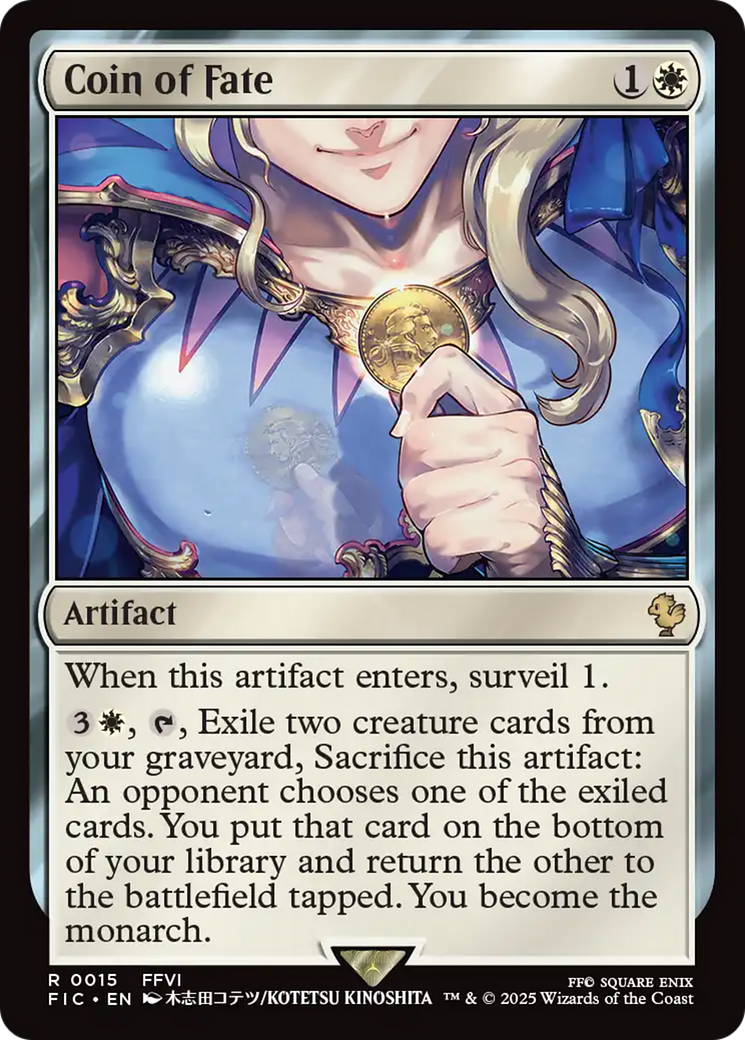 Coin of Fate [FINAL FANTASY Commander] | Gear Gaming Bentonville