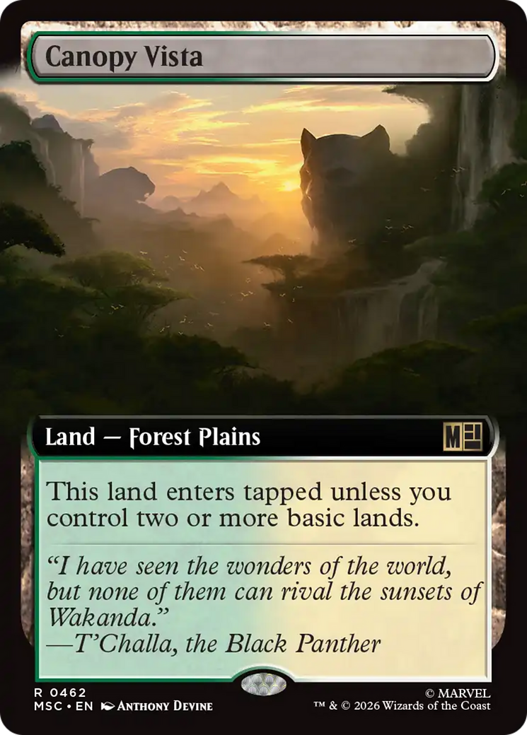 Canopy Vista (Extended Art) [Marvel Super Heroes Commander] | Gear Gaming Bentonville