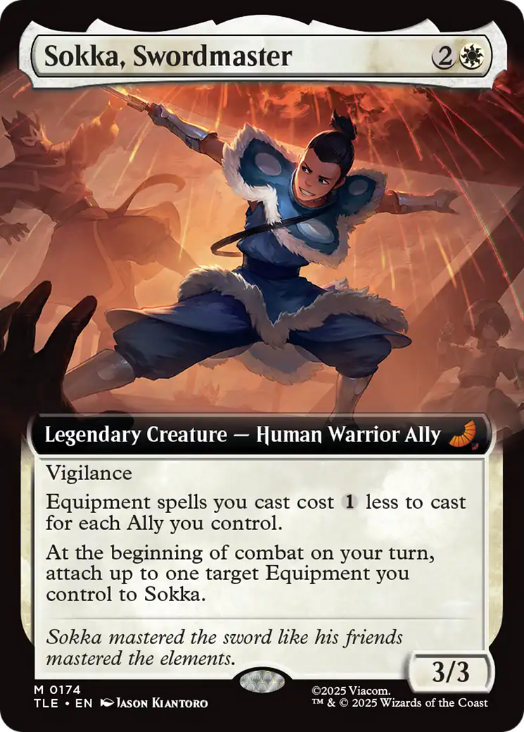 Sokka, Swordmaster (Extended Art) [Avatar: The Last Airbender: Eternal-Legal] | Gear Gaming Bentonville
