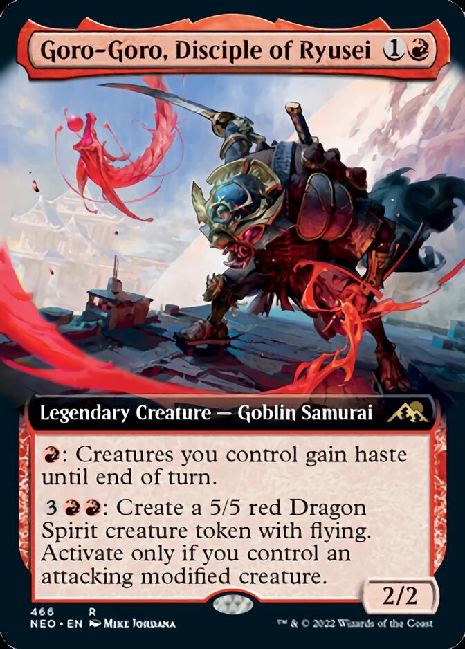 Goro-Goro, Disciple of Ryusei (Extended Art) [Kamigawa: Neon Dynasty] | Gear Gaming Bentonville