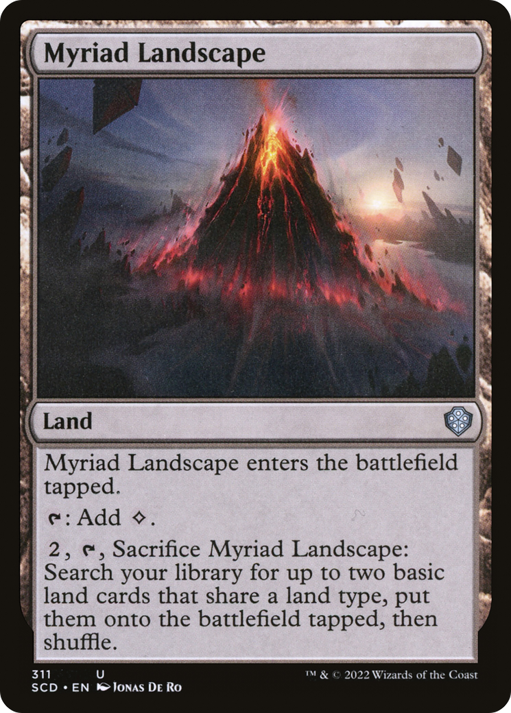 Myriad Landscape [Starter Commander Decks] | Gear Gaming Bentonville