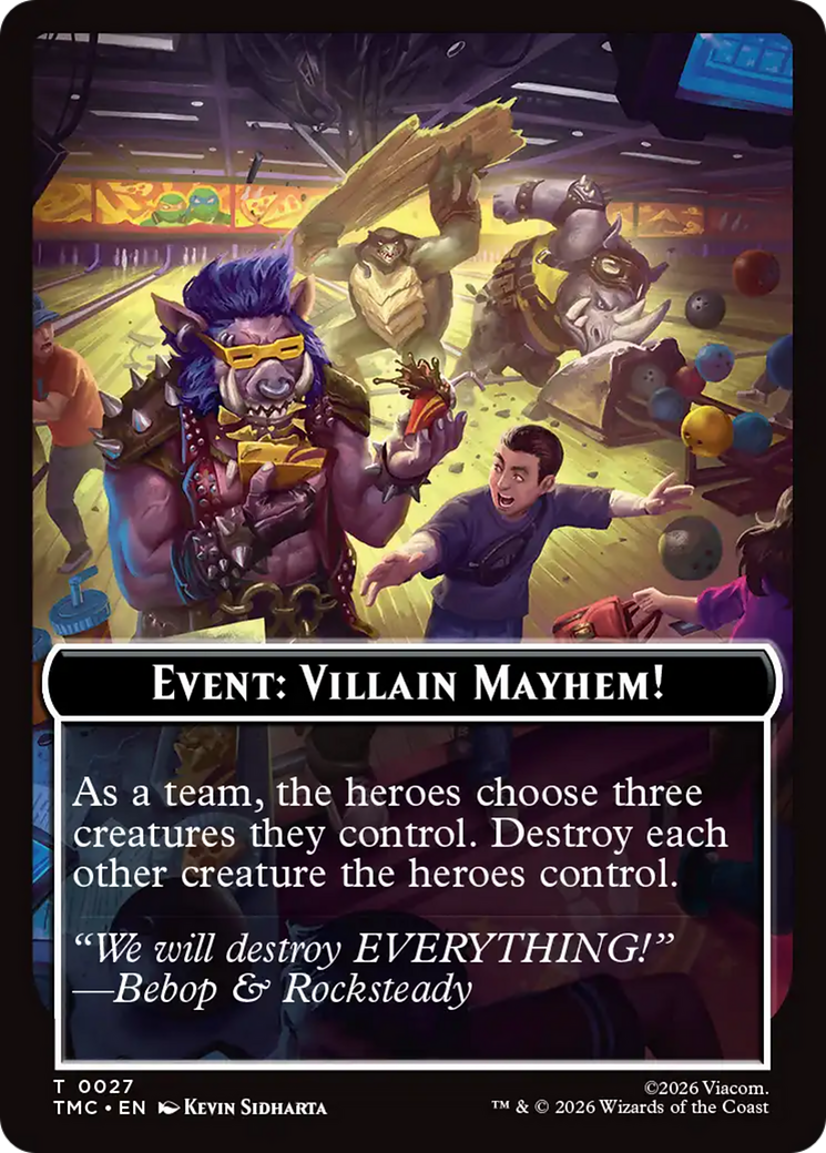 Event: Villain Mayhem! [Teenage Mutant Ninja Turtles Commander Tokens] | Gear Gaming Bentonville