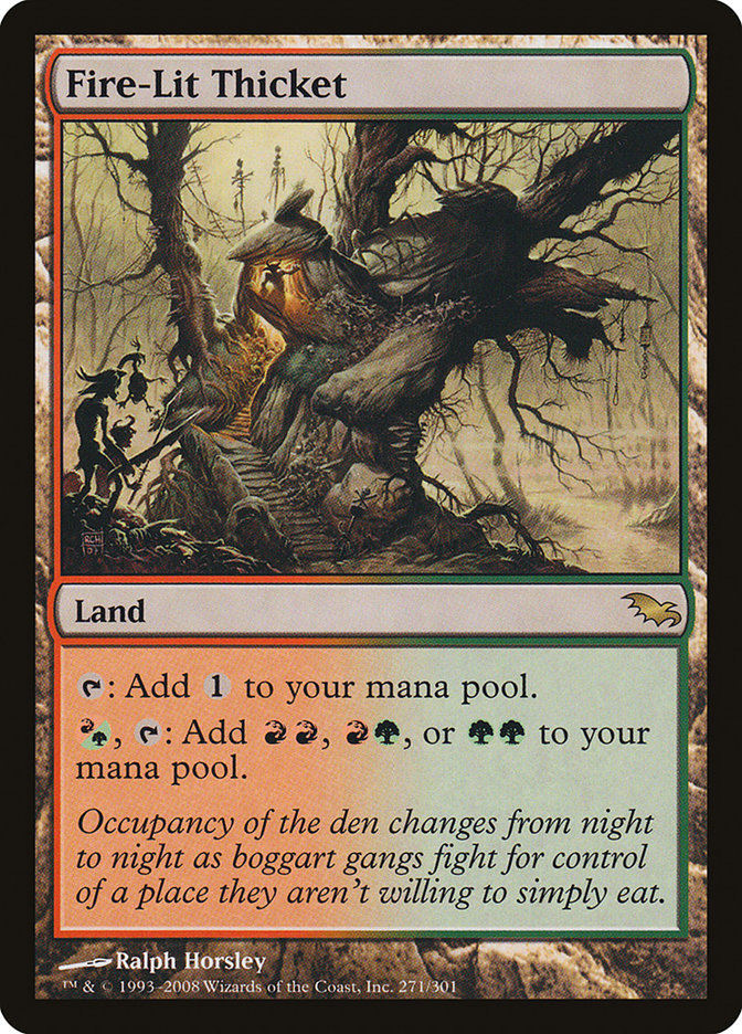Fire-Lit Thicket [Shadowmoor] | Gear Gaming Bentonville