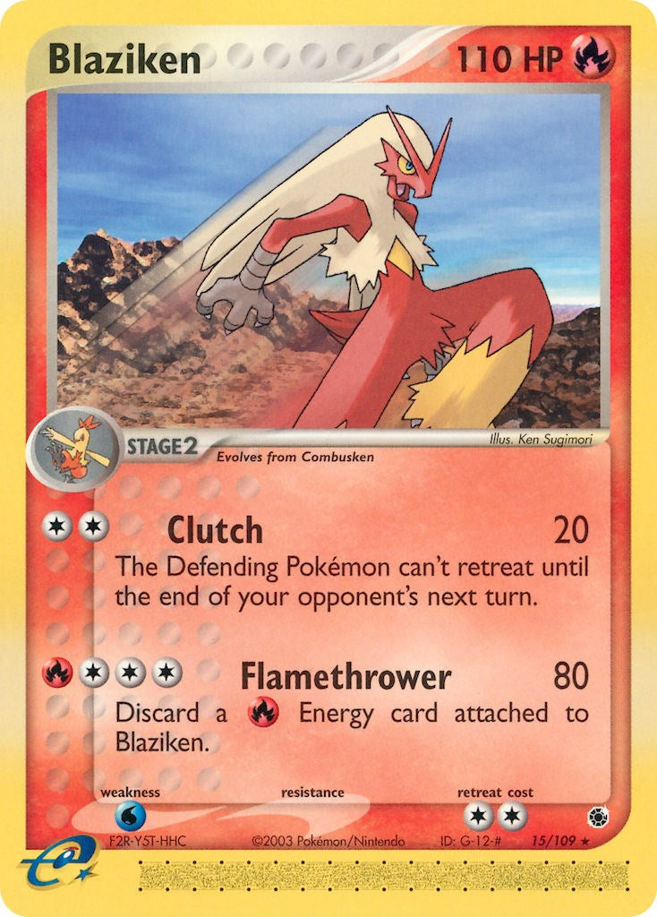 Blaziken (15/109) [EX: Ruby & Sapphire] | Gear Gaming Bentonville