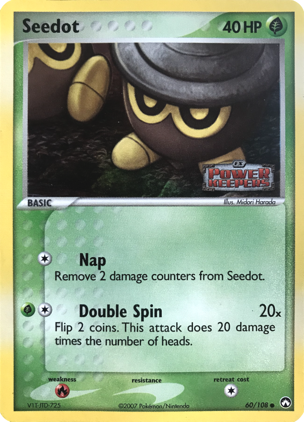 Seedot (60/108) (Stamped) [EX: Power Keepers] | Gear Gaming Bentonville