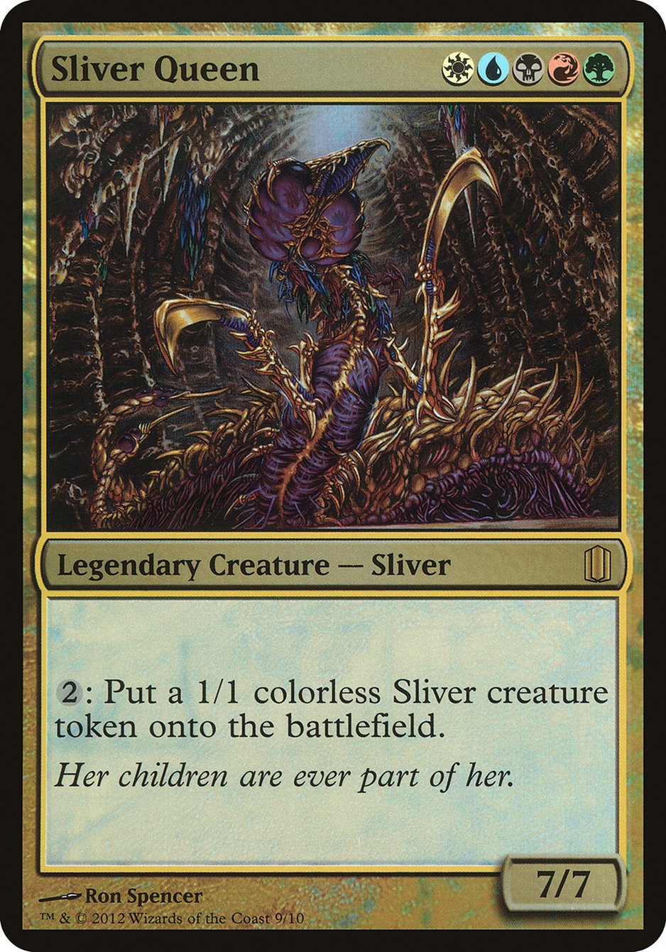 Sliver Queen (Oversized) [Commander's Arsenal Oversized] | Gear Gaming Bentonville