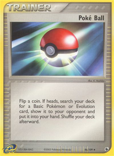 Poke Ball (86/109) [EX: Ruby & Sapphire] | Gear Gaming Bentonville