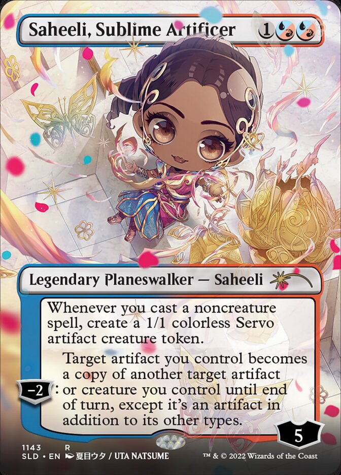 Saheeli, Sublime Artificer (Borderless) [Secret Lair Drop Series] | Gear Gaming Bentonville