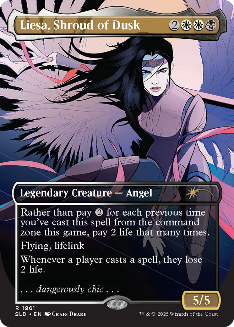Liesa, Shroud of Dusk (Rainbow Foil) [Secret Lair Drop Series] | Gear Gaming Bentonville