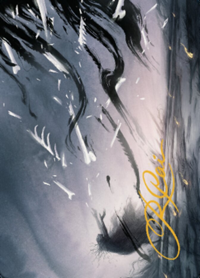 Shadow Prophecy Art Card (Gold-Stamped Signature) [Dominaria United Art Series] | Gear Gaming Bentonville