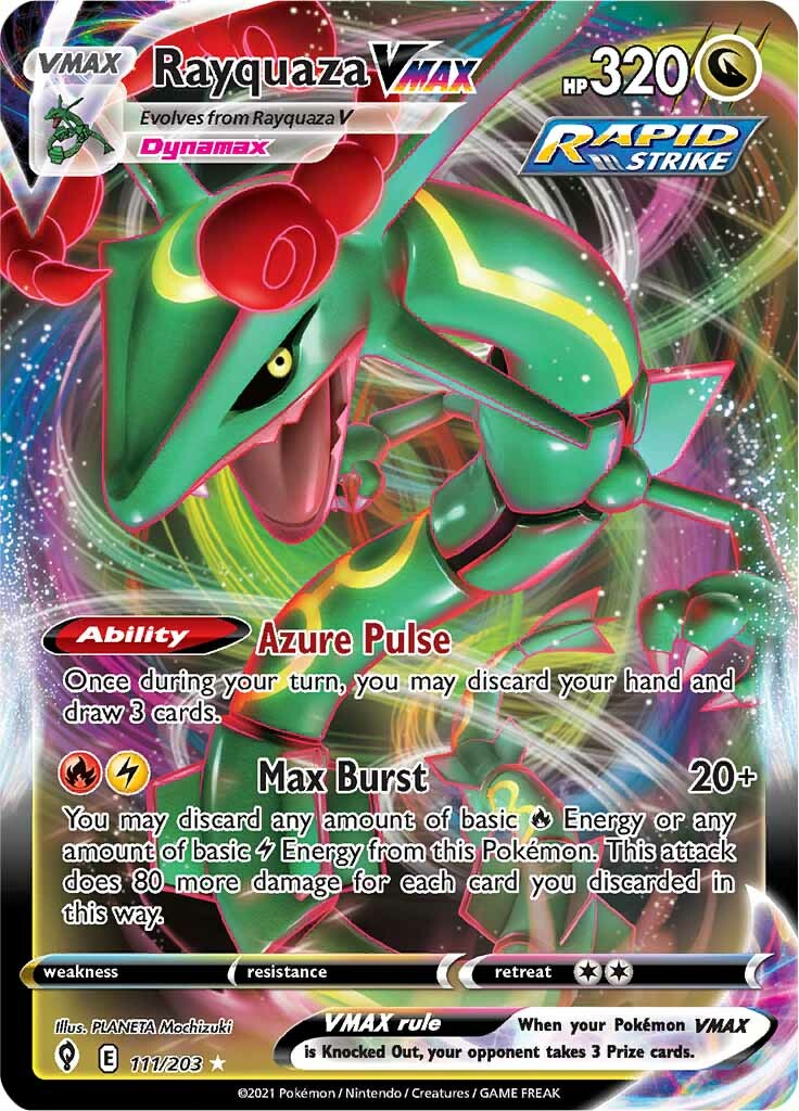 Rayquaza VMAX (111/203) [Sword & Shield: Evolving Skies] | Gear Gaming Bentonville