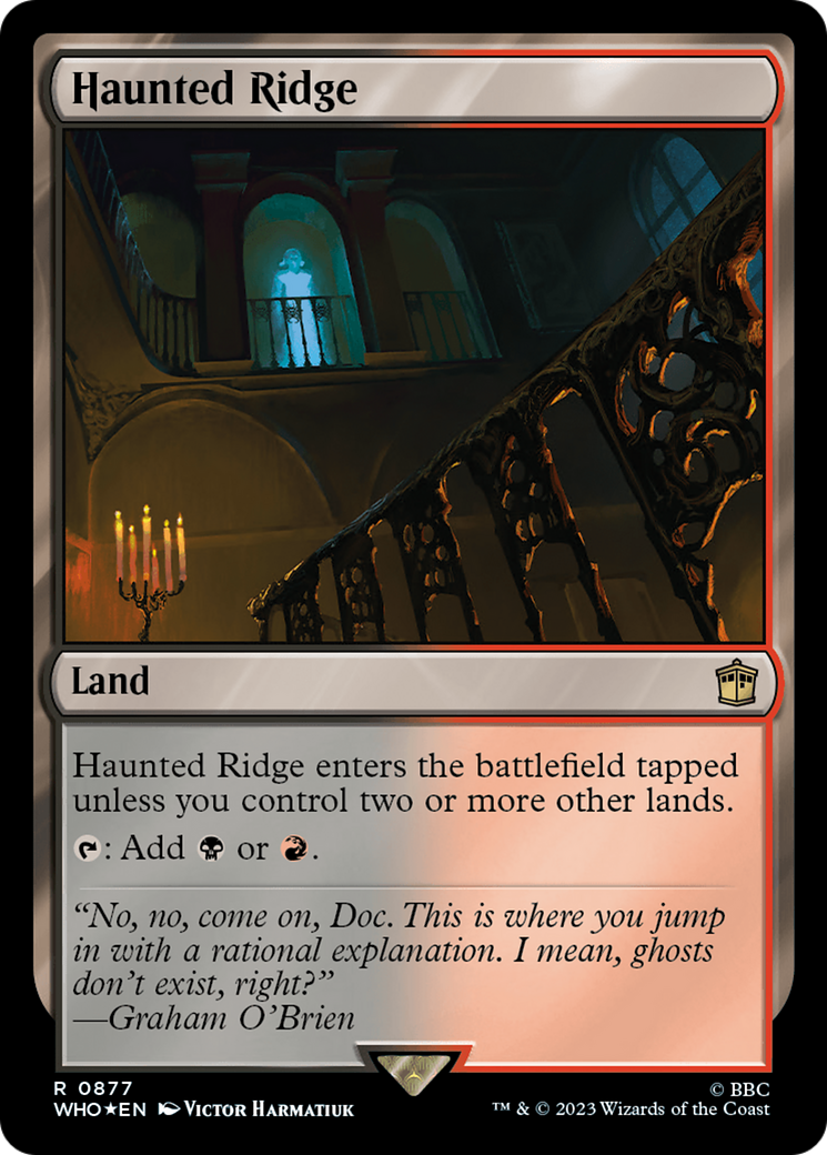 Haunted Ridge (Surge Foil) [Doctor Who] | Gear Gaming Bentonville