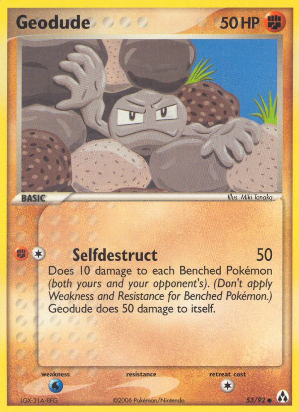 Geodude (53/92) [EX: Legend Maker] | Gear Gaming Bentonville
