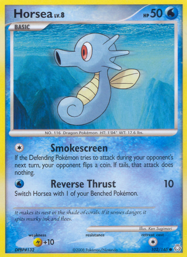 Horsea (102/146) [Diamond & Pearl: Legends Awakened] | Gear Gaming Bentonville