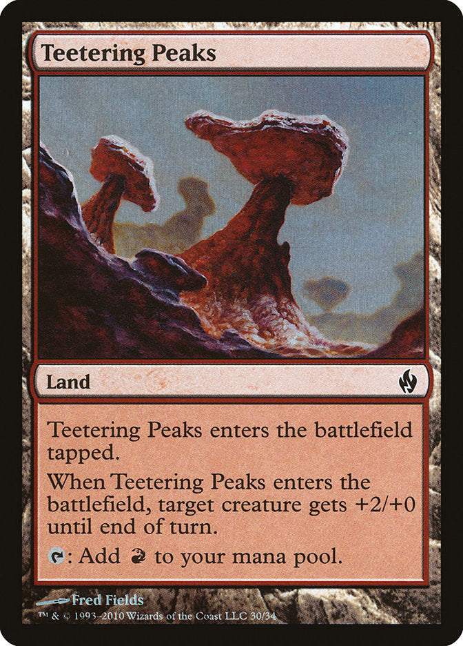 Teetering Peaks [Premium Deck Series: Fire and Lightning] | Gear Gaming Bentonville