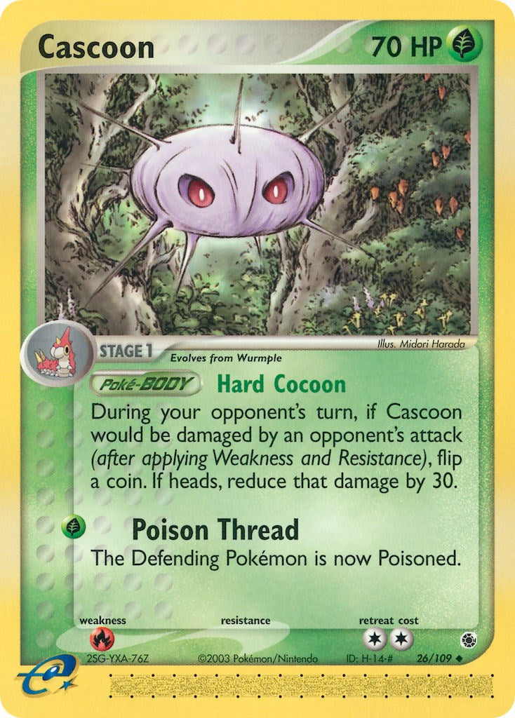 Cascoon (26/109) [EX: Ruby & Sapphire] | Gear Gaming Bentonville