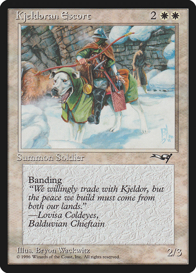 Kjeldoran Escort (Wall Background) [Alliances] | Gear Gaming Bentonville
