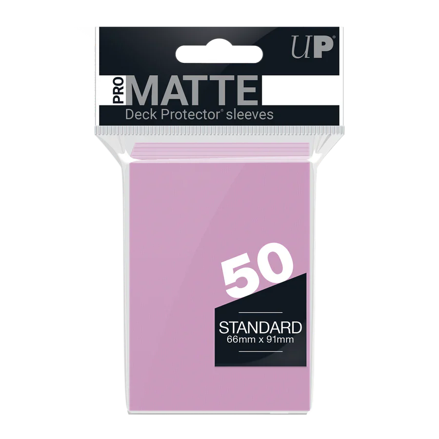 Regular Pro-Matte Sleeves – Pink (50ct) | Gear Gaming Bentonville
