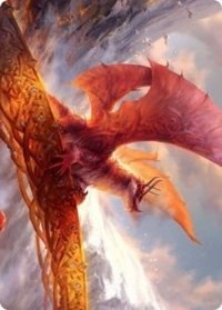 Goldspan Dragon Art Card [Kaldheim Art Series] | Gear Gaming Bentonville