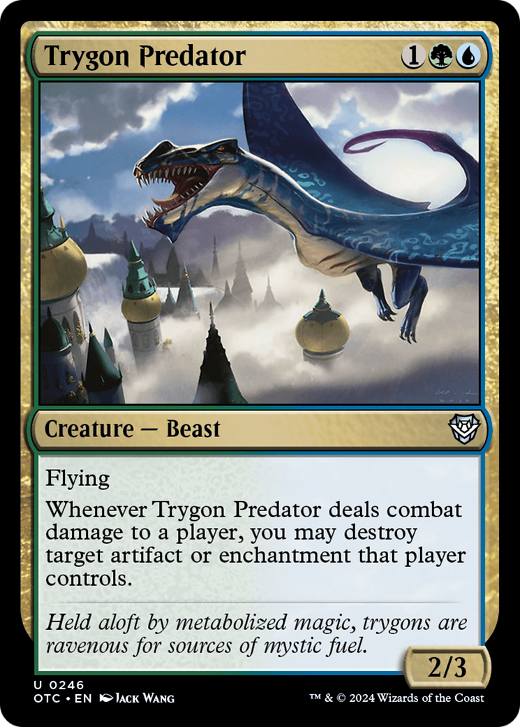 Trygon Predator [Outlaws of Thunder Junction Commander] | Gear Gaming Bentonville