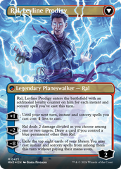 Ral, Monsoon Mage // Ral, Leyline Prodigy (Borderless) (Textured Foil) [Modern Horizons 3] | Gear Gaming Bentonville