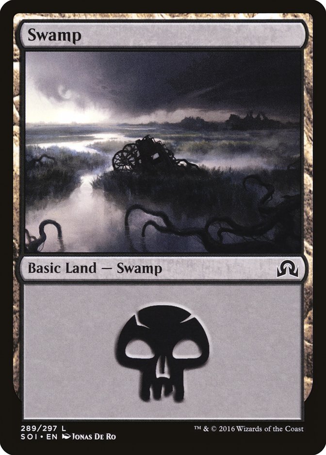 Swamp (289) [Shadows over Innistrad] | Gear Gaming Bentonville