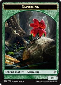 Saproling // Treasure (010) Double-Sided Token [Explorers of Ixalan Tokens] | Gear Gaming Bentonville