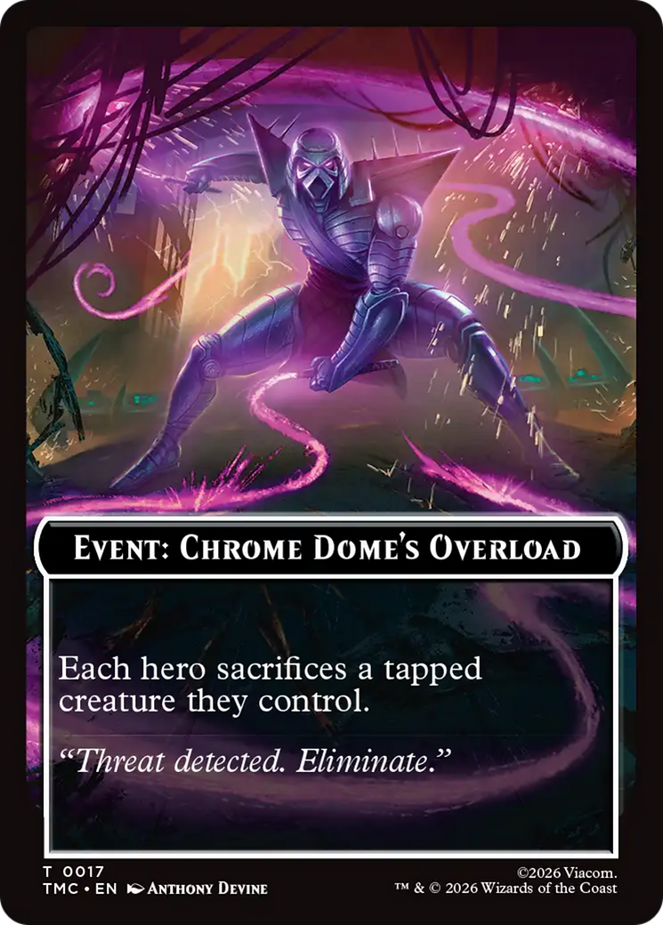Event: Chrome Dome's Overload [Teenage Mutant Ninja Turtles Commander Tokens] | Gear Gaming Bentonville