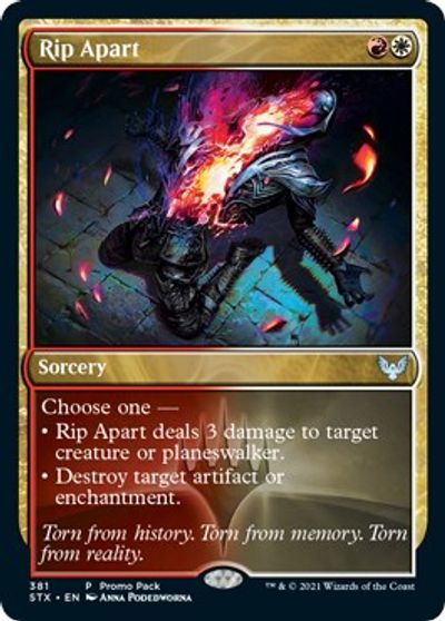 Rip Apart (Promo Pack) [Strixhaven: School of Mages Promos] | Gear Gaming Bentonville