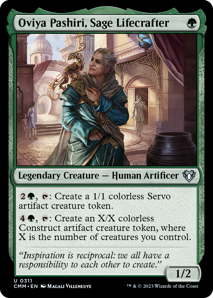 Oviya Pashiri, Sage Lifecrafter [Commander Masters] | Gear Gaming Bentonville