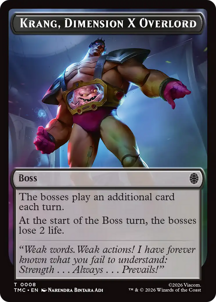 Krang, Dimension X Overlord [Teenage Mutant Ninja Turtles Commander Tokens] | Gear Gaming Bentonville