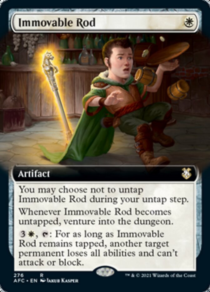 Immovable Rod (Extended Art) [Dungeons & Dragons: Adventures in the Forgotten Realms Commander] | Gear Gaming Bentonville
