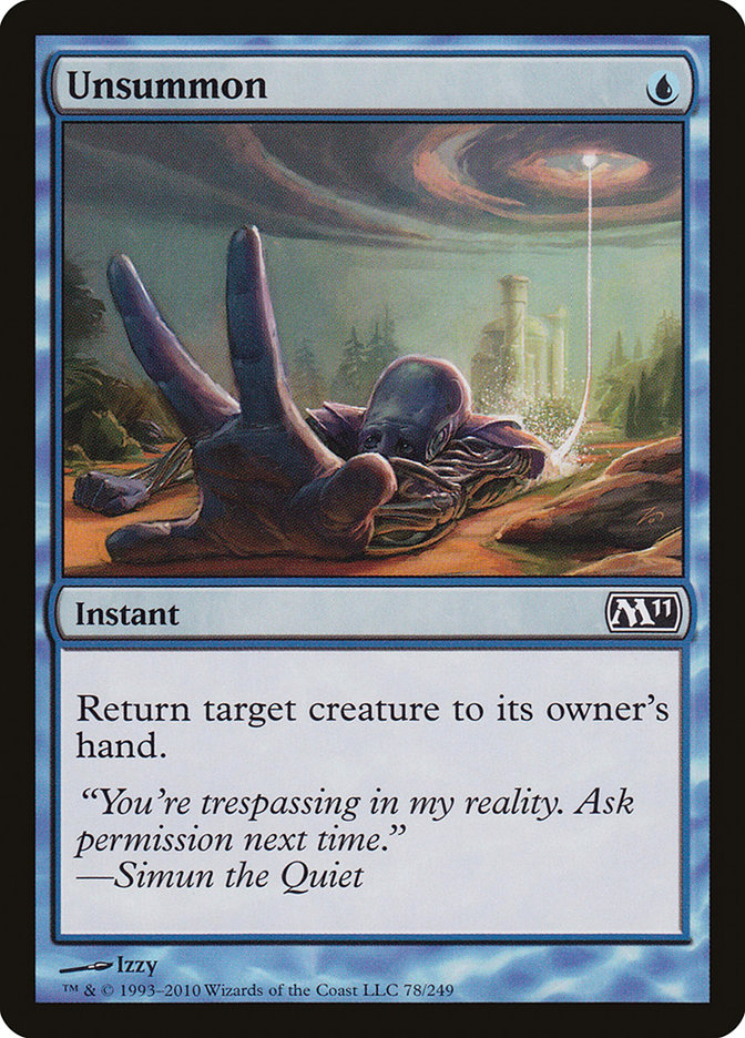 Unsummon [Magic 2011] | Gear Gaming Bentonville