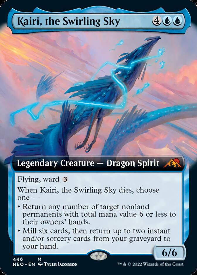 Kairi, the Swirling Sky (Extended Art) [Kamigawa: Neon Dynasty] | Gear Gaming Bentonville